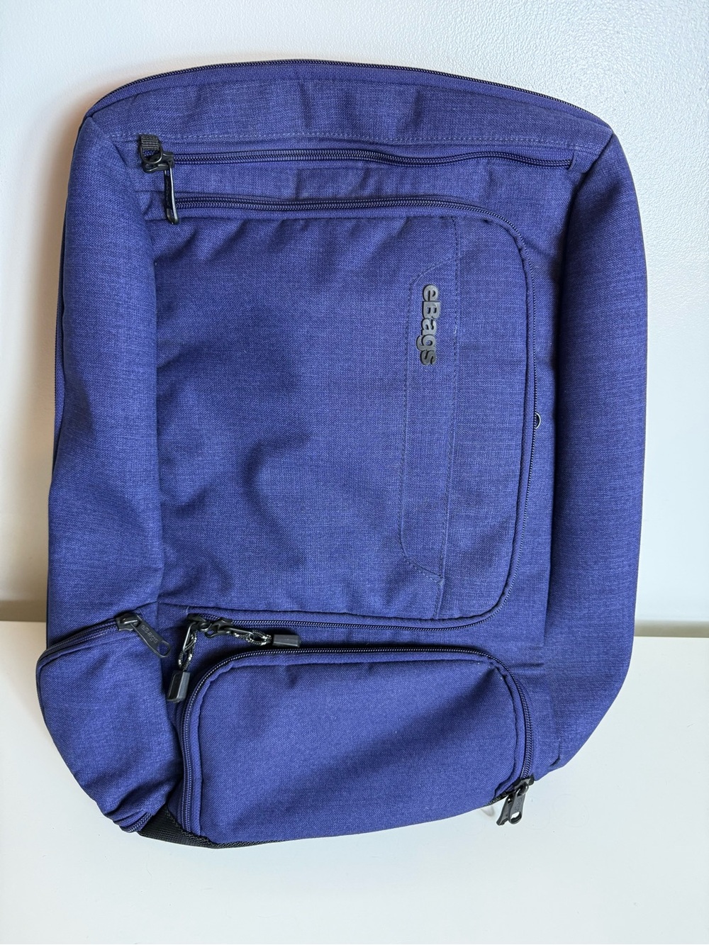 eBags Professional Slim Laptop Backpack Blue Travel Sentry TSA Approved Bag